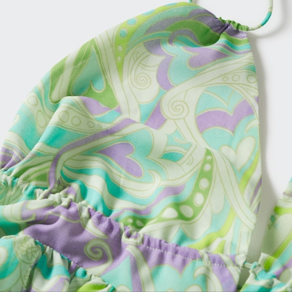 MANGO Flowy maxi dress - Picture 4 of 5